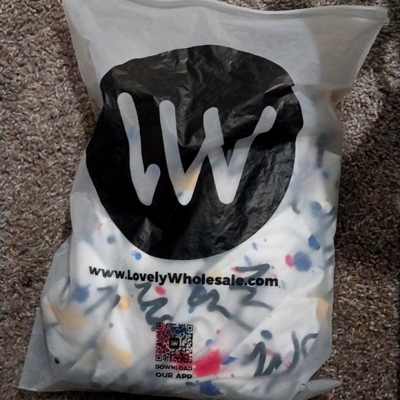 Long sleeve body hugging white multi color dress - Picture 4 of 4